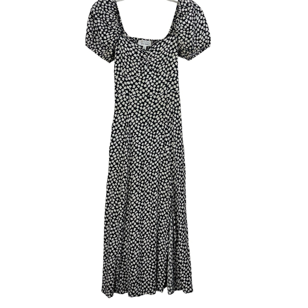 & Other Stories Los Angeles Atelier Floral Midi Dress puff Sleeve Size 0